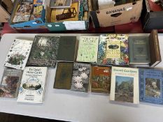 Mixed lot of 20 gardening interest books - reference 212
