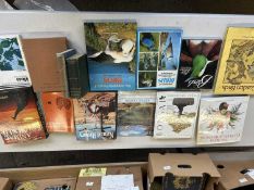 Mixed box of books on birds and natural history - approx 17 - reference 741