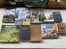 Mixed lot of mainly large format topography UK books - reference 167