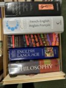 2 boxes of various hardback reference history interest et cetera