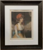 Thomas G.Appleton (British, 1854-1924), Portrait of a young lady, mezzotint, CJI Printsellers