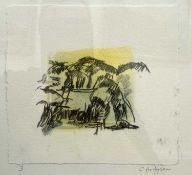 Carole Hodgson (British 1940), untitled, pencil, pastel and mixed media on paper, signed. Qty: 1