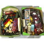 A collection of model cars and toys, to include three Brumm carriages boxed, Matchbox, Corgi,