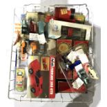 A mixed lot of model cars and toys, to include Corgi CC12303 1:50 Scammell Contractor Austin Bros,