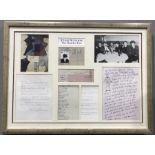 Stuart Sutcliffe collage, a limited edition framed display entitled ''Stuart Sutcliffe - The Beatles
