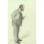 Willis Eadon (British, 1870-1945), portrait of a politician in the manner of 'Spy', full length