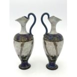 Eliza Simmance for Royal Doulton, a pair of stoneware ewers