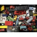 A collection of die-cast model cars and toys, to include Britains, Corgi, Dinky, doll's house