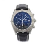 Breitling, a stainless steel Chronomat Blackbird automatic chronograph wrist watch