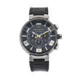 Louis Vuitton, a stainless steel Tambour chronograph wrist watch
