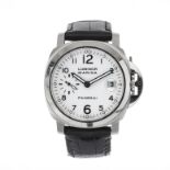 Panerai, a stainless steel Luminor Marina White Dial wrist watch