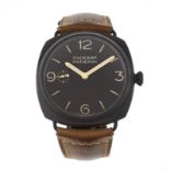 Panerai, a ceramic Radomir Composite 3 days wrist watch