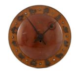 A Kienzle Zodiac wall clock, wooden dial numbered with astrological Zodiac symbols, 36cm wide