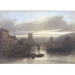 William Marlow (British, 1740-1813), The Thames at Henley, signed l.r., titled verso, watercolour,