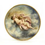 Edith Maplestone for Minton, a putti painted plate