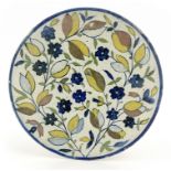 An Islamic pottery plate