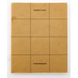 Judd, Donald, Furniture Retrospective, published by Museum Boymans-van Beuningen, paperback with