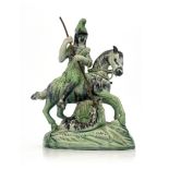 A Staffordshire figure of St George and the Dragon, Ralph Wood, circa 1795