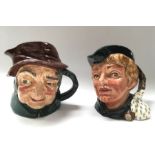 Royal Doulton character jugs, 'Uncle Tom Cobbleigh', D6337, 17cm high, together with Dick