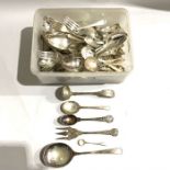 A large quantity of EPNS cutlery, including Kings pattern etc