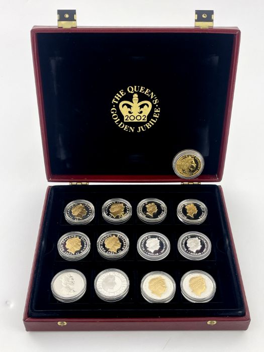 Elizabeth II, The Queen's Golden Jubilee Silver Proof Collection 2002, to include twenty-five Five