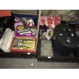 A large quantity of toys, board games and costume