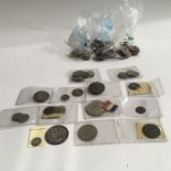 A collection of World coins, some silver 19th century and later