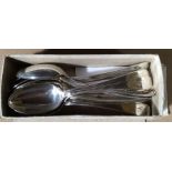 A set of twelve Victorian teaspoons, John Round &