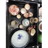 Chinese and Japanese ceramics, including a rustica