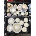 Ceramics, including various tea ware Coalport Reve
