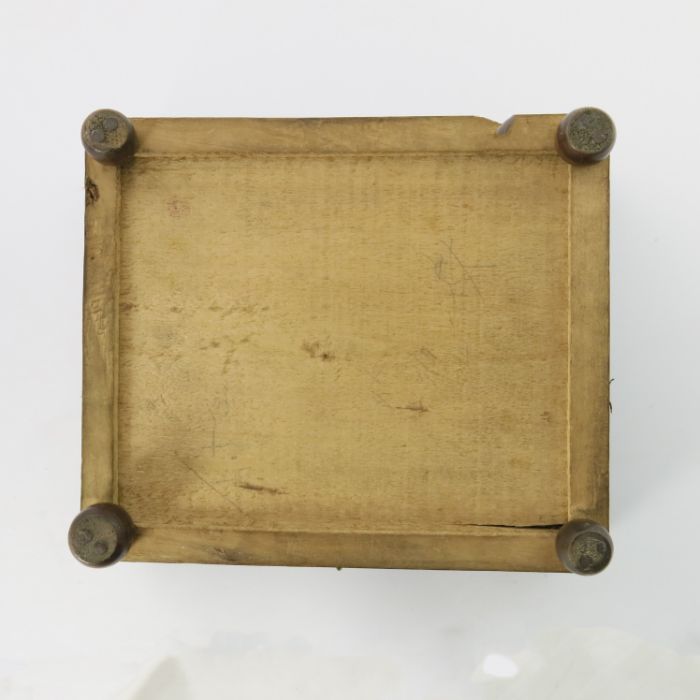 A Regency tin foot warmer, circa 1820, contained i - Image 7 of 7