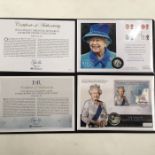 Elizabeth II, The Queen Elizabeth Land Commemorative Silver Coin Cover 2013, silver £2, Westminster;
