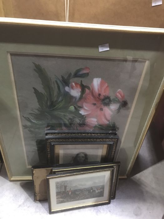 A quantity of assorted furnishing pictures, to include a 19th Century oil portrait of a lady, prints - Image 3 of 3