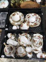 A Royal Albert Old Country Roses tea and dinner wa