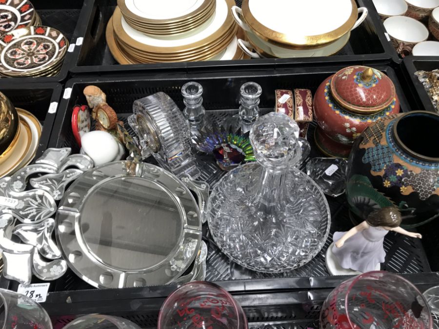 Collection of cut glass and other items, including - Image 2 of 2