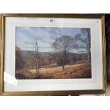 Eric Meade-King (British, 1911-1987), Red Deer - Eastnor Park, signed l.l., titled verso,