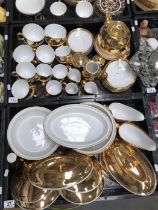 Royal Worcester, gold lustre tea and dinner ware,