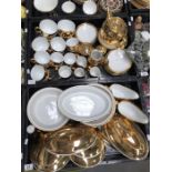 Royal Worcester, gold lustre tea and dinner ware,