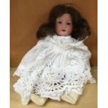 Armand Marseille, a bisque head doll, impressed marks 390 A 10//0 M