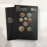 Royal Mint, 2016 United Kingdom Annual coin set, including 16 coins and commemoratives, in