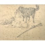 Attributed to Sir Edwin Henry Landseer R.A. (British, 1802-1873), two sporting dogs with game and