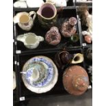 Ceramics, including pair of Japanese imari vases a