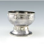 Edward Spencer for the Artificers Guild (attributed), an Arts and Crafts bowl, circa 1925, planished