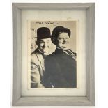 Stan Laurel (1890-1965) and Oliver Hardy (1892-1957), a signed photograph of the duo, inscribed '