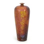 Bernard Moore, a Flambe lustre vase