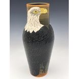 Sally Tuffin for Richard Dennis, Eagle vase, tapered inverse baluster form, 39.5cm high