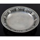 An Arts and Crafts silver reticulated dish, Philip Frederick Alexander, London 1908