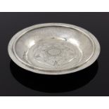 Omar Ramsden and Alwyn Carr, an Arts and Crafts silver dish, Alwyn and Carr, London 1909