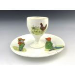 Kate Greenaway for Collingwood, a nursery egg cup and integrated stand