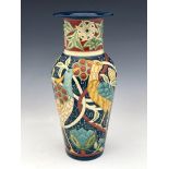 Sally Tuffin for Dennis China Works, Bullerswood pattern vase, 35.5cm high
